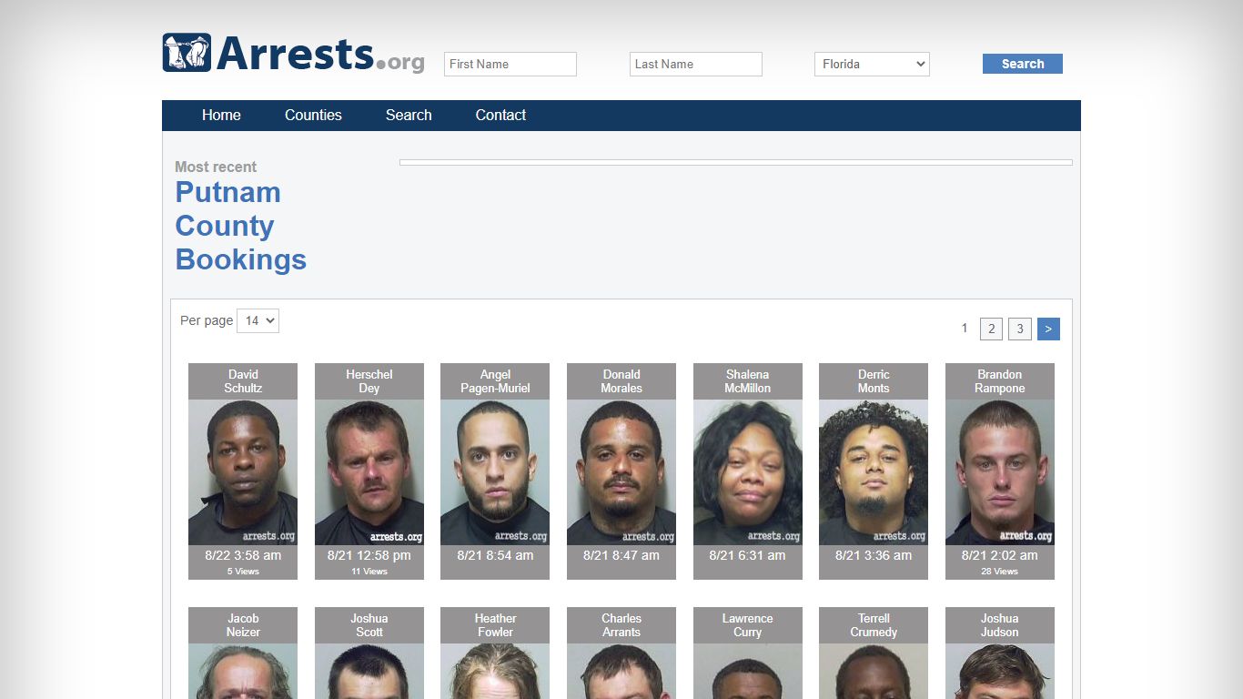 Putnam County Arrests and Inmate Search